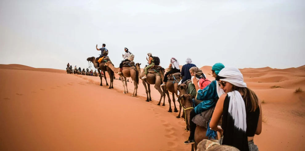 4 days tour from marrakech to fes camel ride