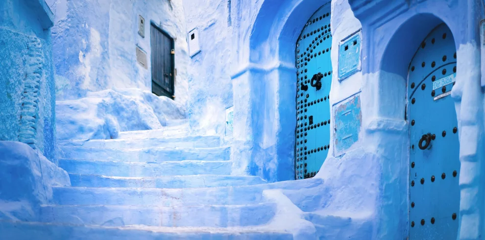 Beautiful Chefchaouen medina explored during 10 days tour from Casablanca